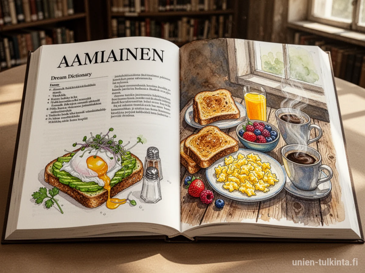 Yleinen merkitys: unen symboli Aamiainen – arkkityypit ja symboliikka