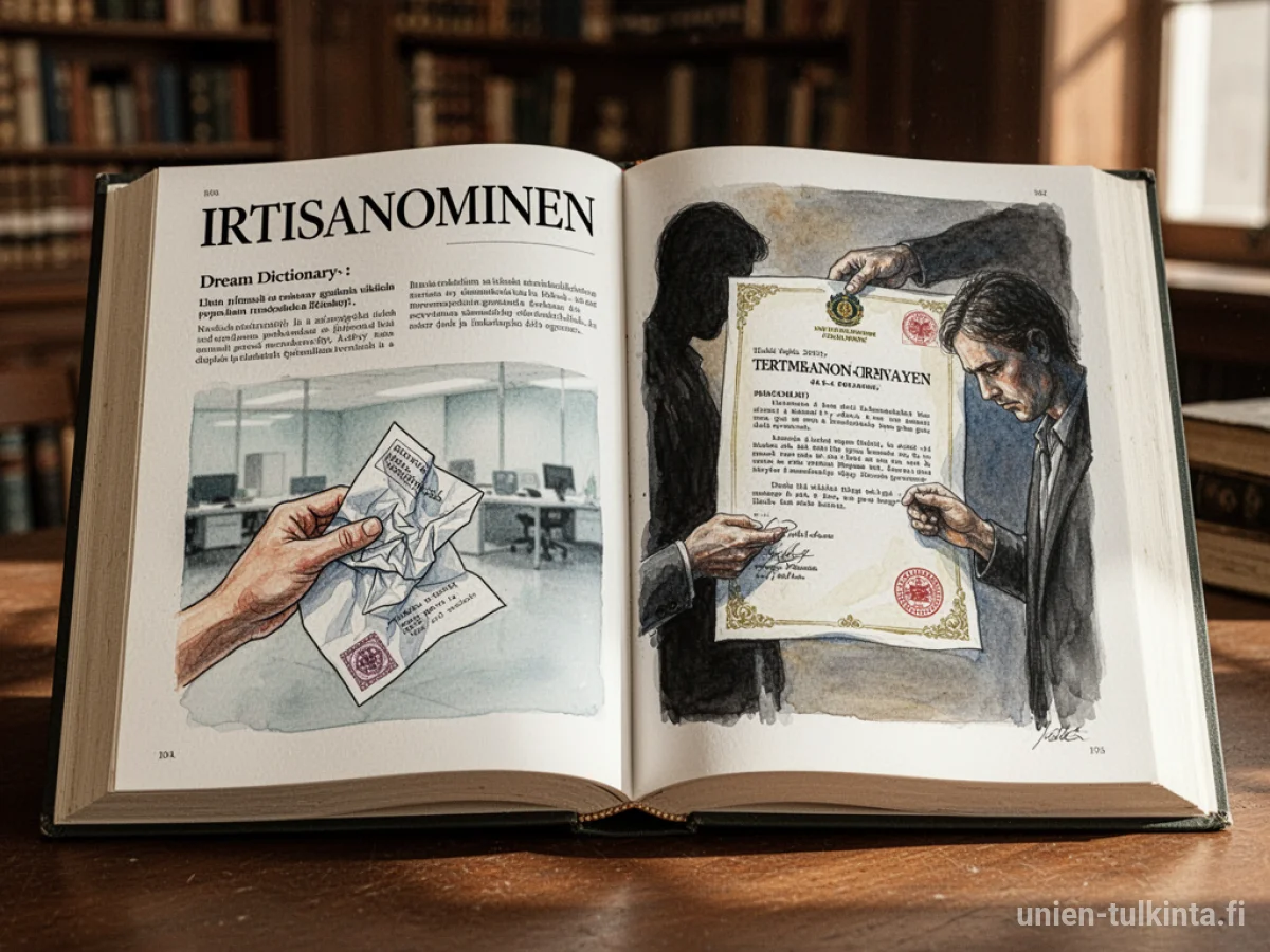 Yleinen merkitys: unen symboli Irtisanominen – arkkityypit ja symboliikka