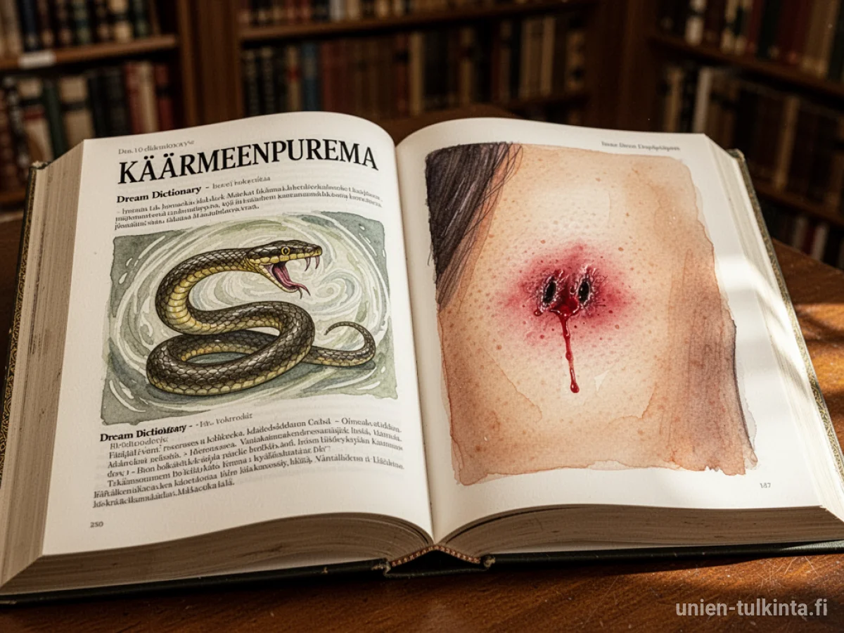 Yleinen merkitys: unen symboli Käärmeenpurema – arkkityypit ja symboliikka