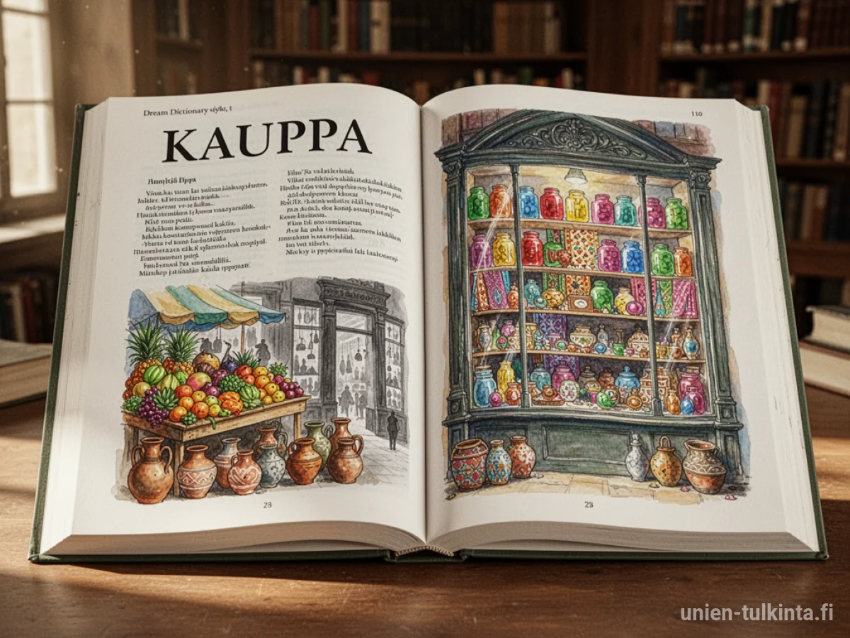 Yleinen merkitys: unen symboli Kauppa – arkkityypit ja symboliikka