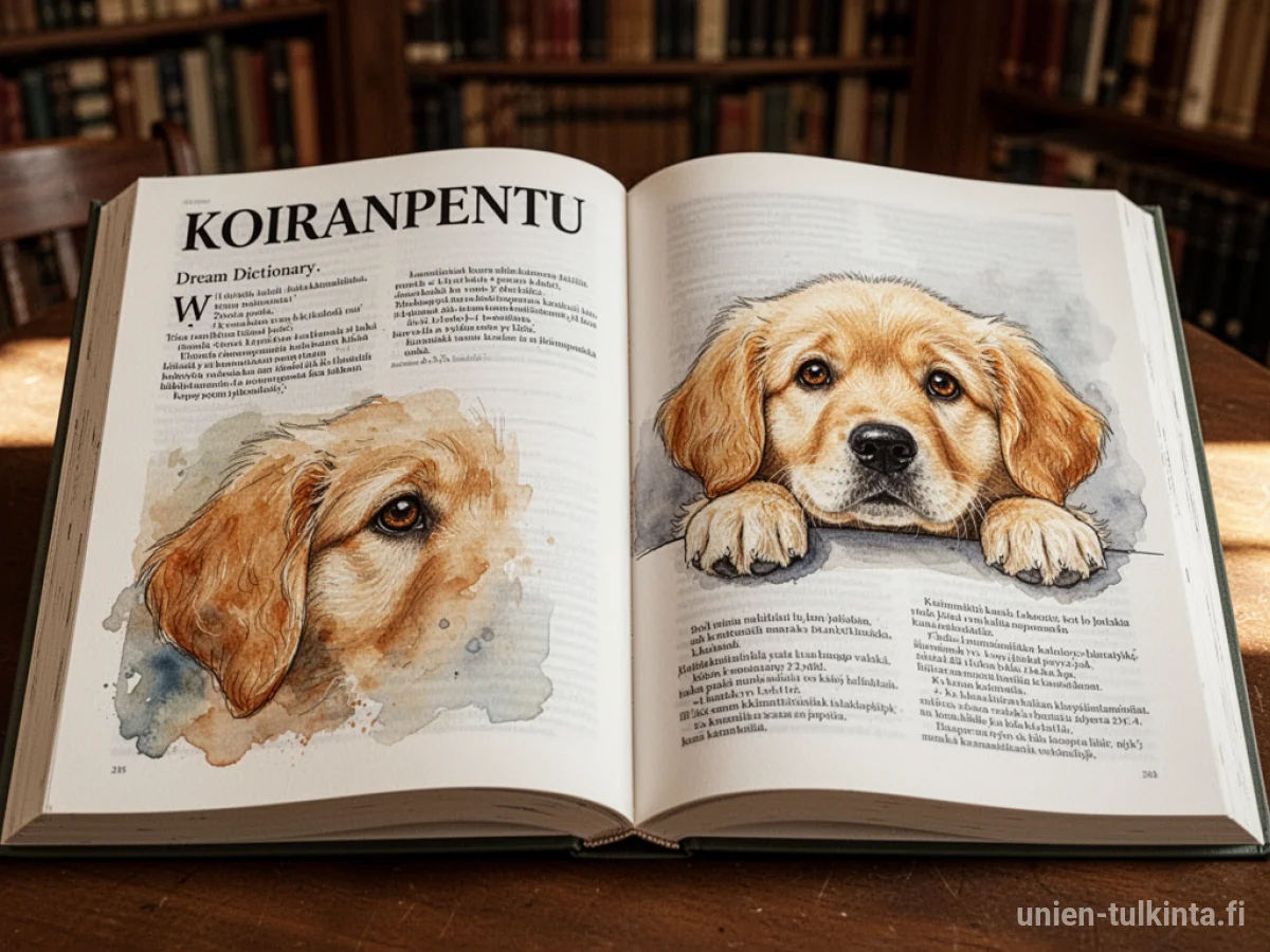 Yleinen merkitys: unen symboli Koiranpentu – arkkityypit ja symboliikka
