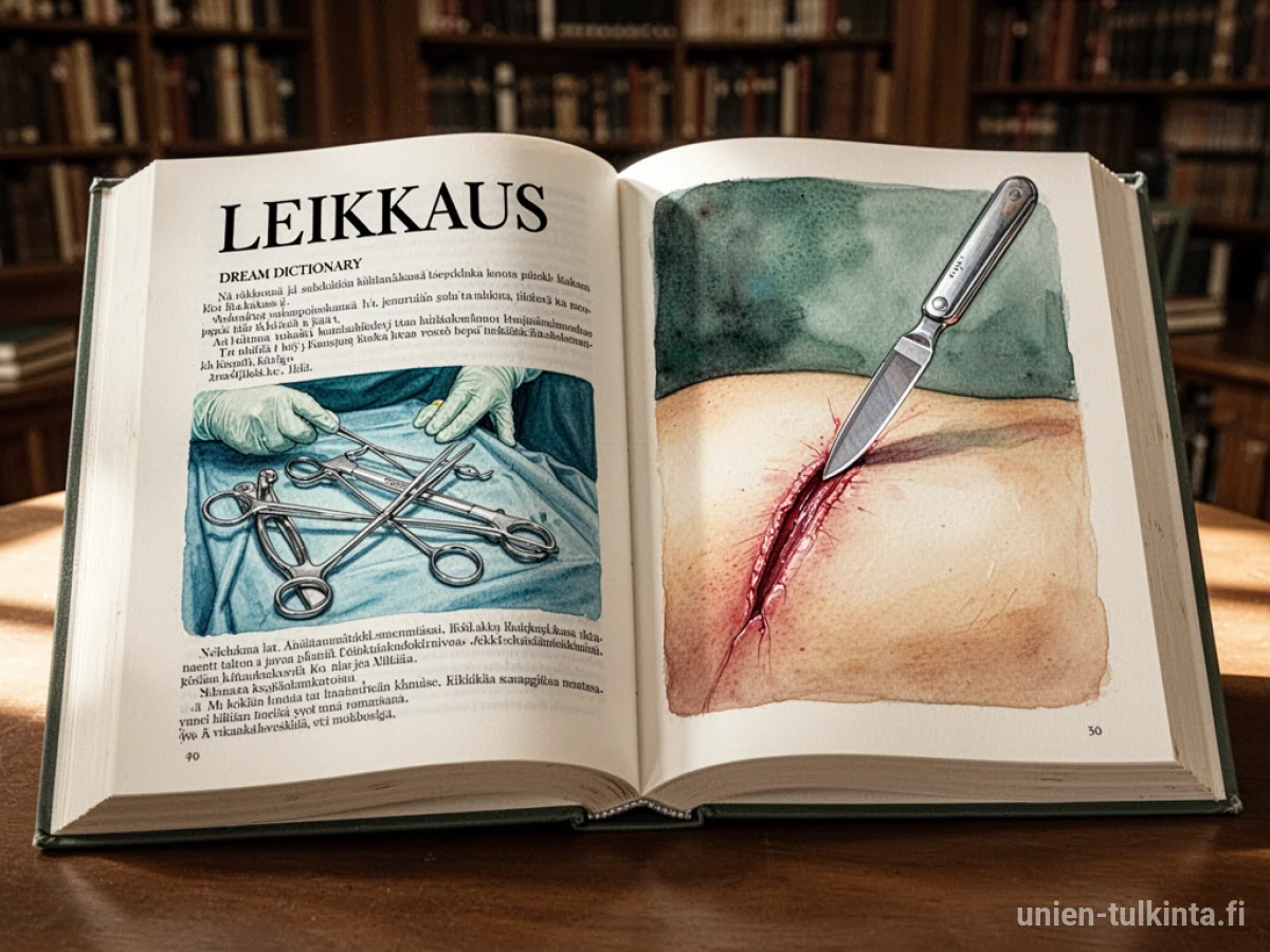 Yleinen merkitys: unen symboli Leikkaus – arkkityypit ja symboliikka