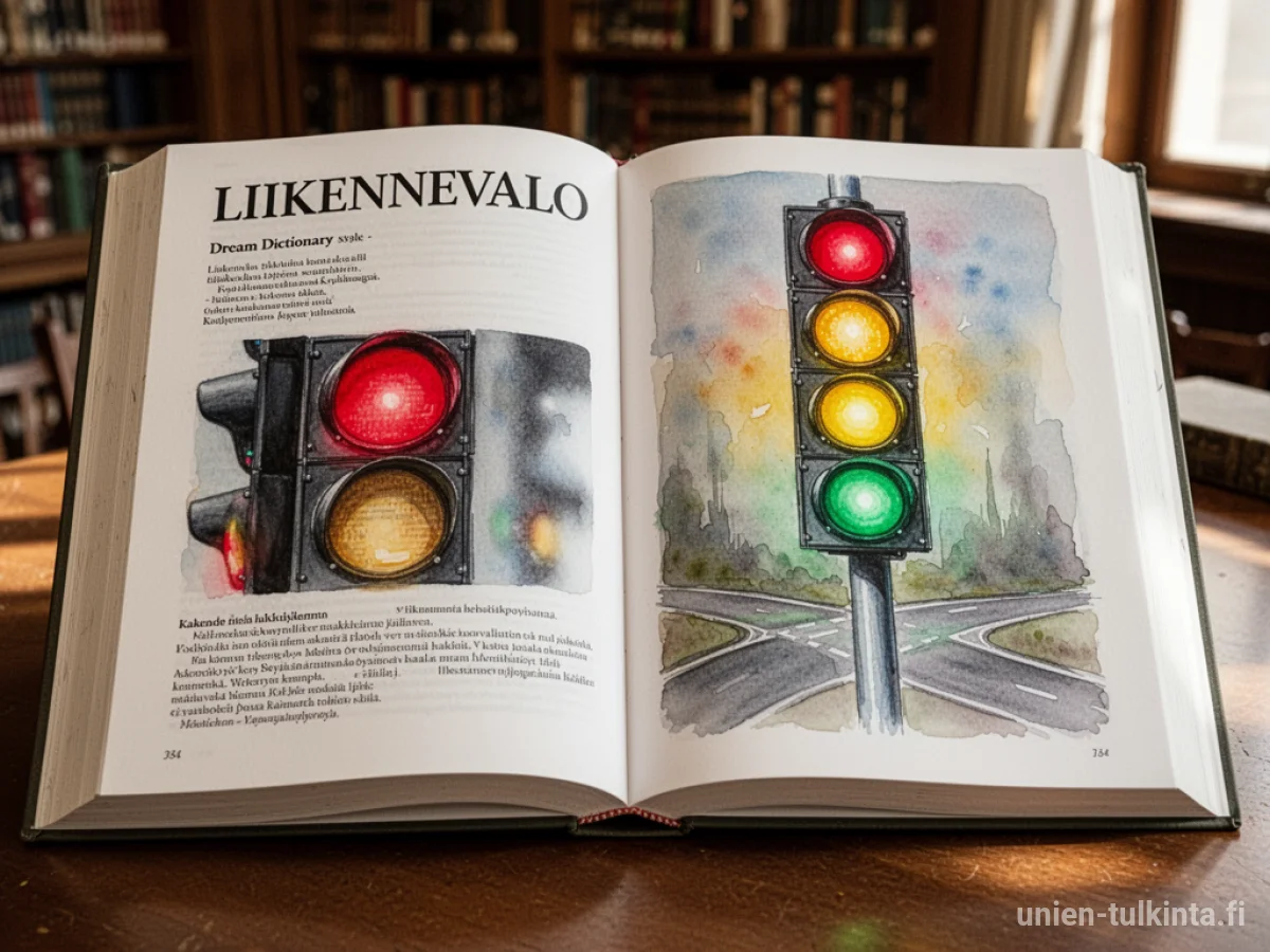 Yleinen merkitys: unen symboli Liikennevalo – arkkityypit ja symboliikka