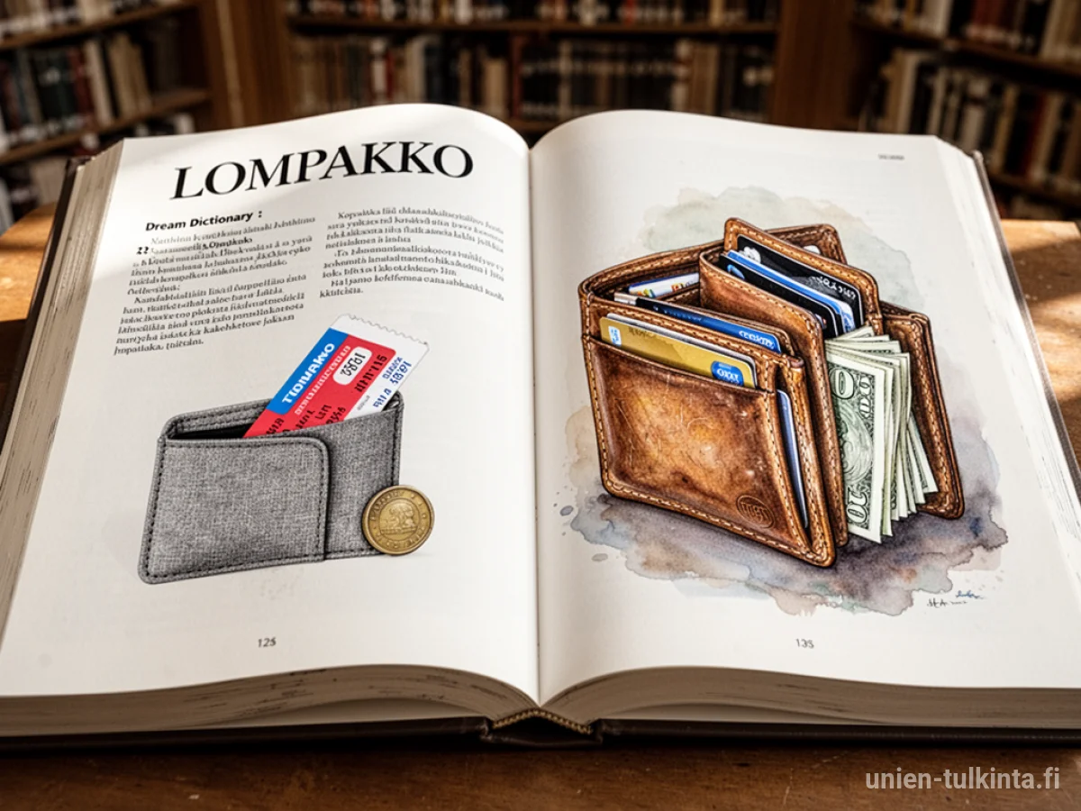Yleinen merkitys: unen symboli Lompakko – arkkityypit ja symboliikka