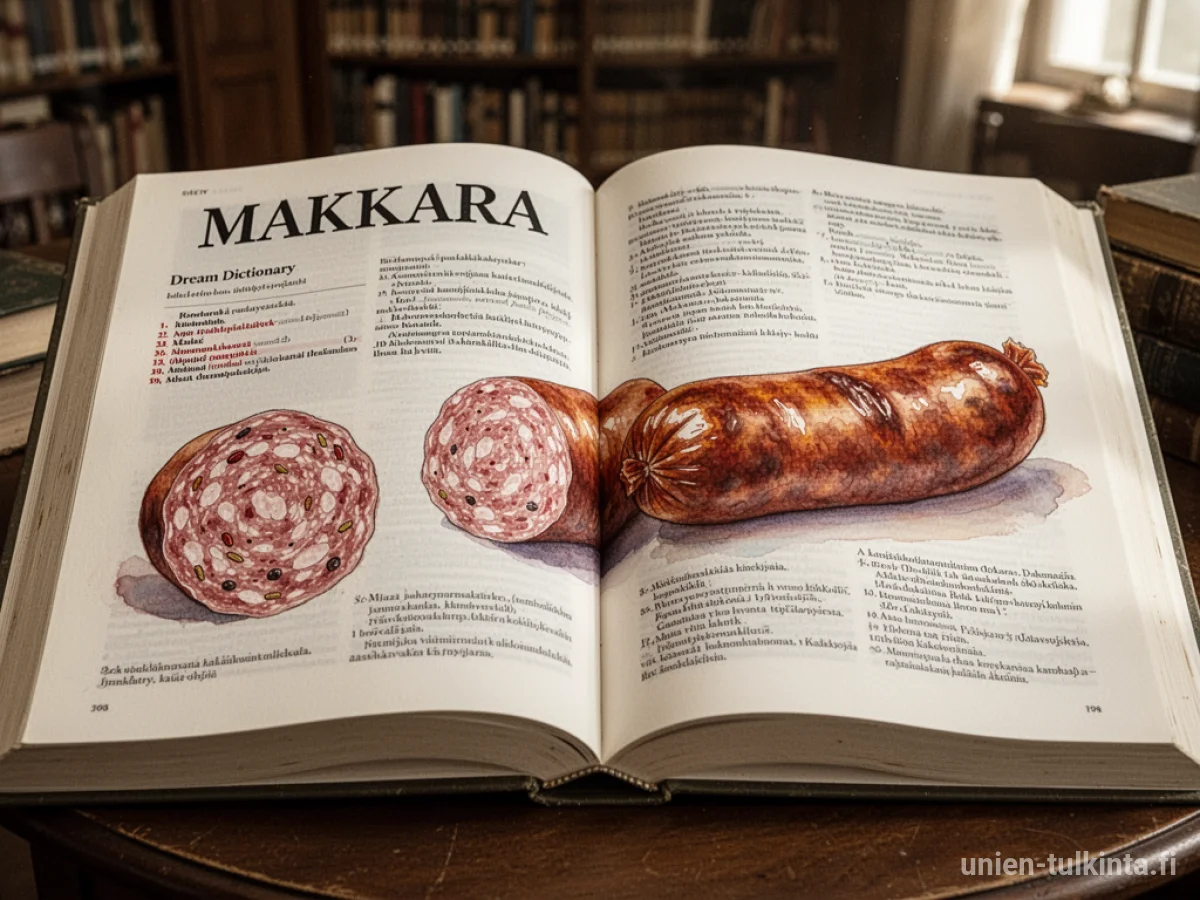 Yleinen merkitys: unen symboli Makkara – arkkityypit ja symboliikka