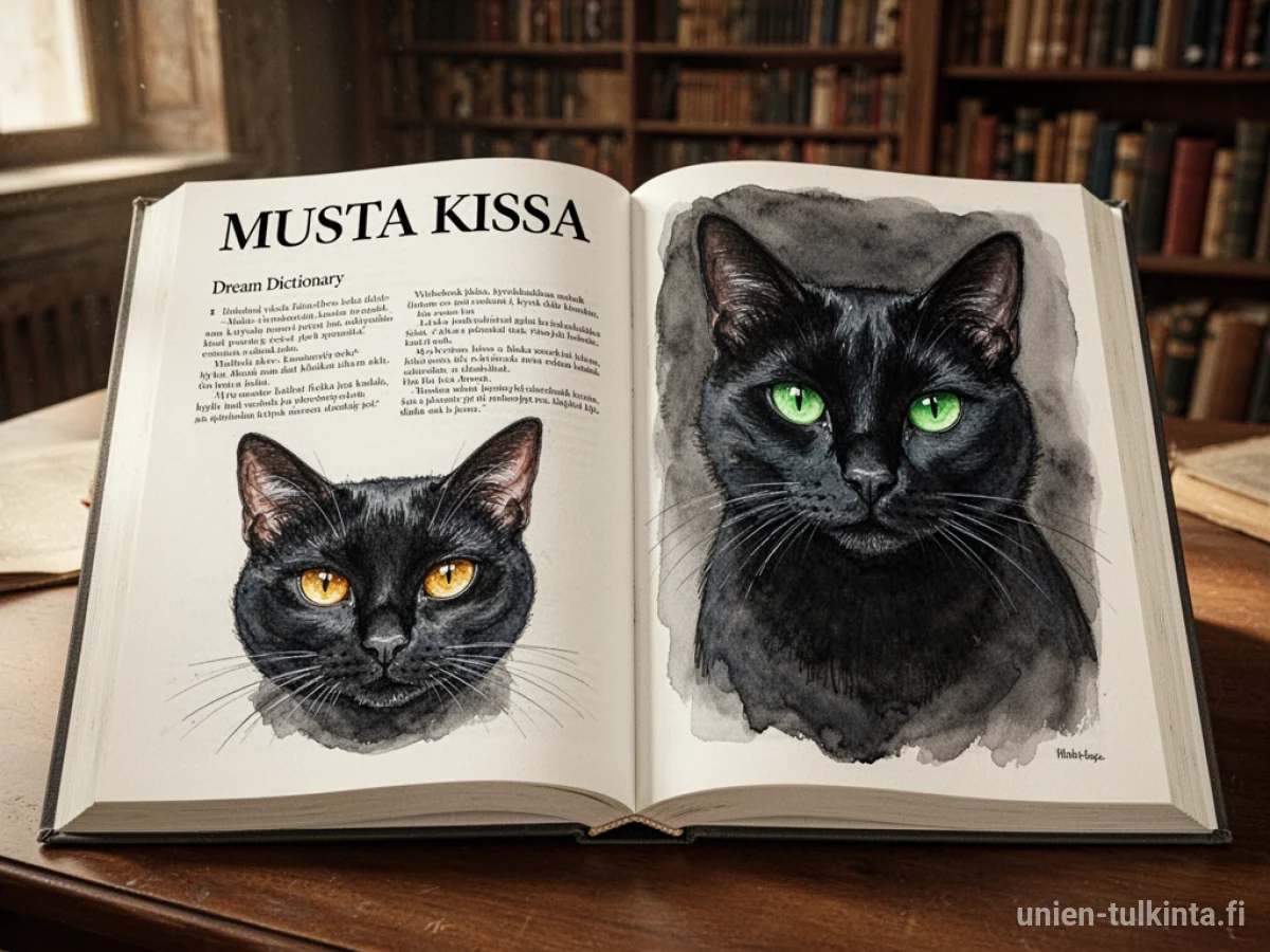 Yleinen merkitys: unen symboli Musta kissa – arkkityypit ja symboliikka