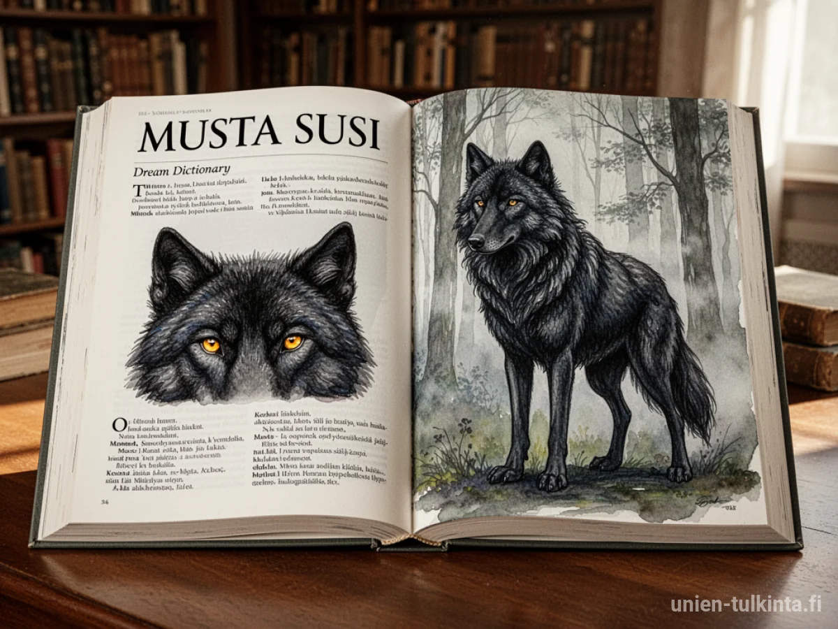 Yleinen merkitys: unen symboli Musta susi – arkkityypit ja symboliikka