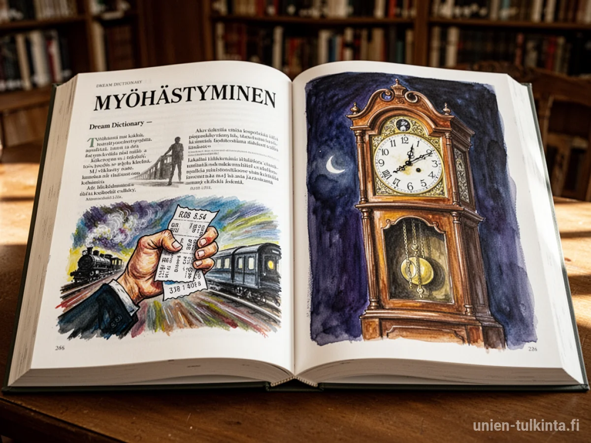 Yleinen merkitys: unen symboli Myöhästyminen – arkkityypit ja symboliikka