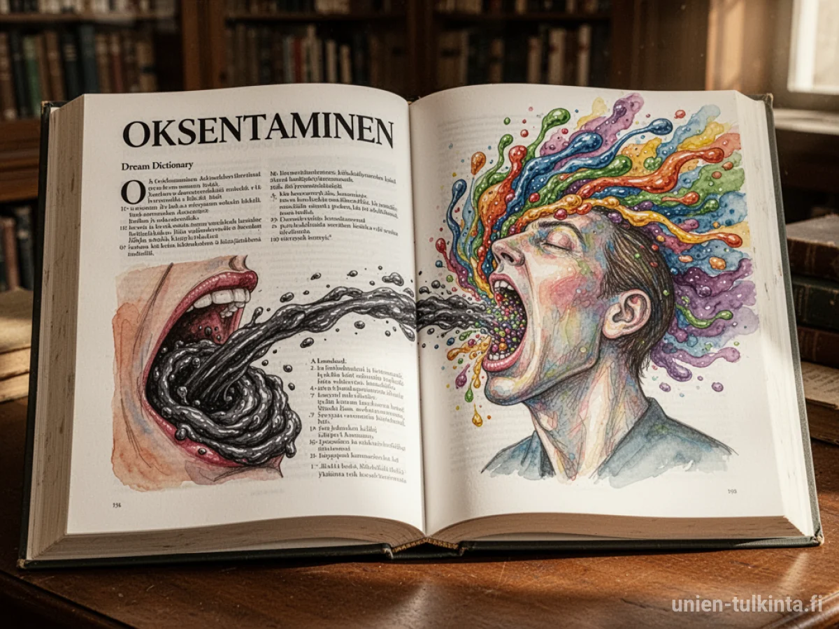 Yleinen merkitys: unen symboli Oksentaminen – arkkityypit ja symboliikka