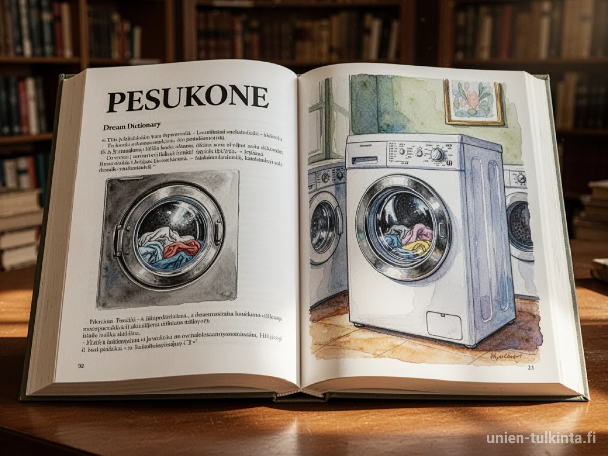 Yleinen merkitys: unen symboli Pesukone – arkkityypit ja symboliikka
