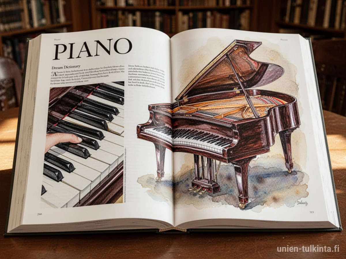 Yleinen merkitys: unen symboli Piano – arkkityypit ja symboliikka