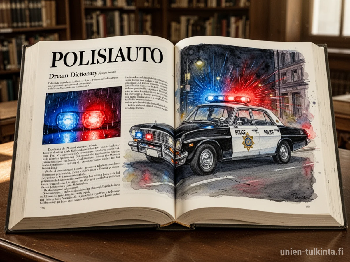 Yleinen merkitys: unen symboli Poliisiauto – arkkityypit ja symboliikka