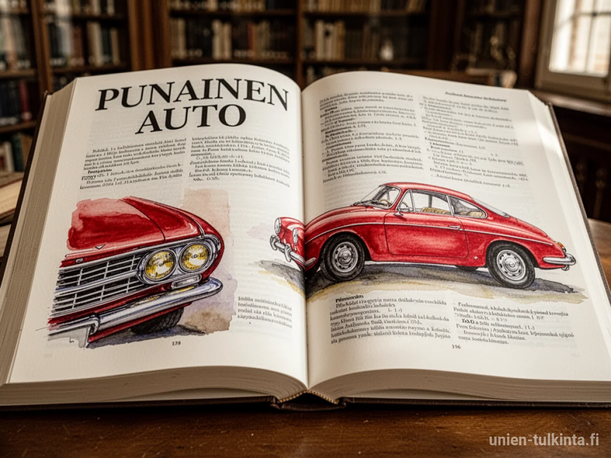 Yleinen merkitys: unen symboli Punainen auto – arkkityypit ja symboliikka