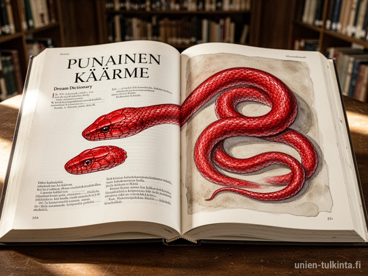 Yleinen merkitys: unen symboli Punainen käärme – arkkityypit ja symboliikka