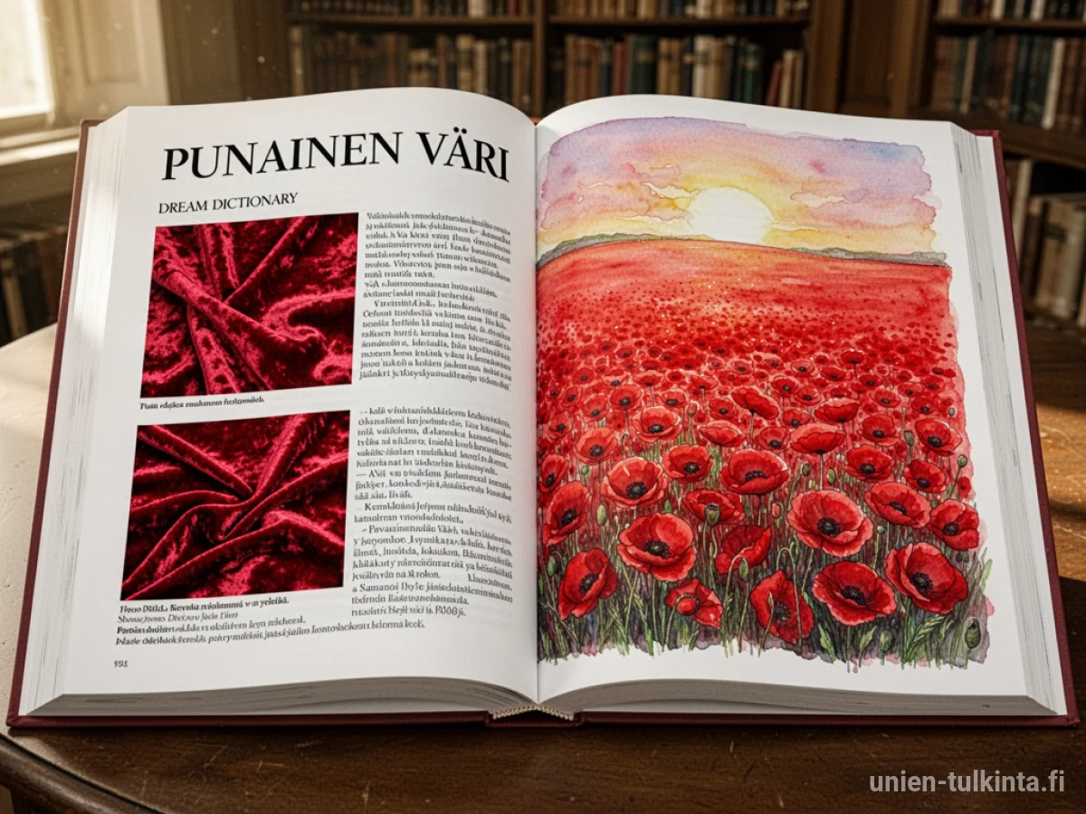 Yleinen merkitys: unen symboli Punainen väri – arkkityypit ja symboliikka