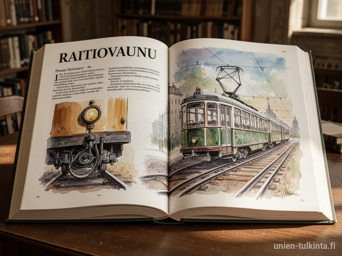 Yleinen merkitys: unen symboli Raitiovaunu – arkkityypit ja symboliikka