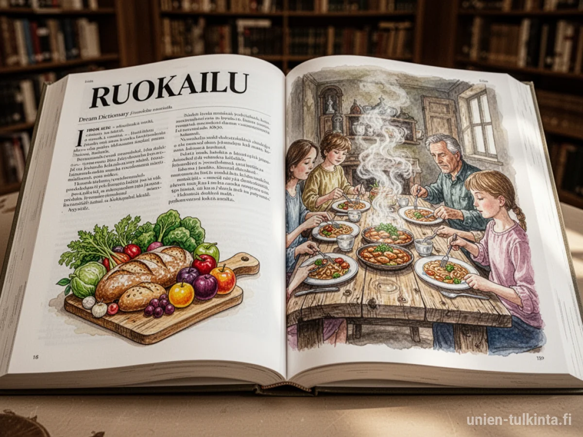 Yleinen merkitys: unen symboli Ruokailu – arkkityypit ja symboliikka