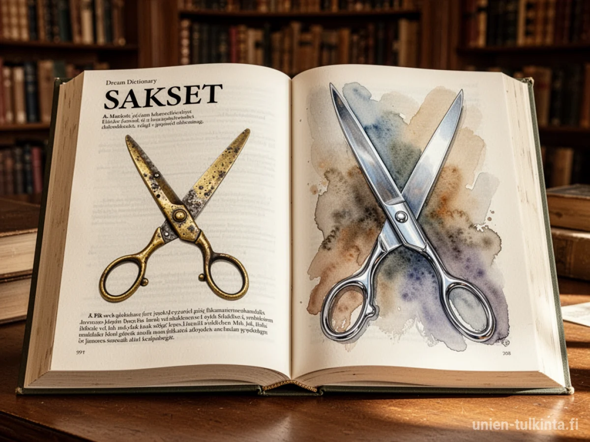 Yleinen merkitys: unen symboli Sakset – arkkityypit ja symboliikka