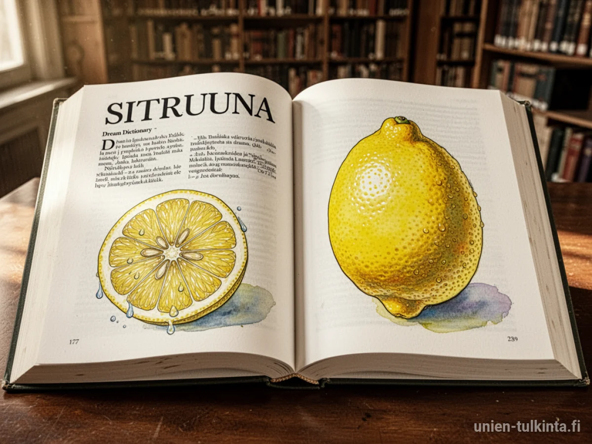 Yleinen merkitys: unen symboli Sitruuna – arkkityypit ja symboliikka