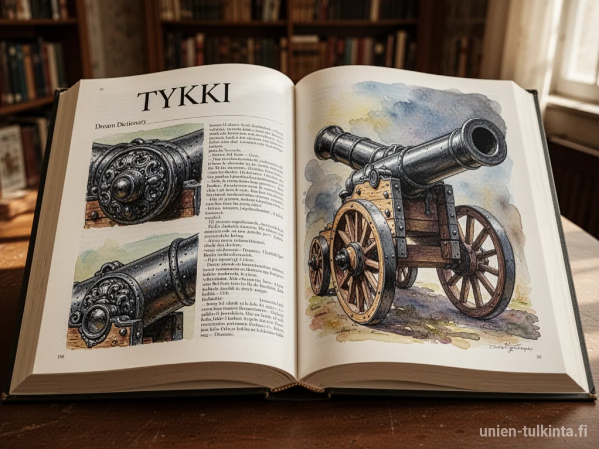 Yleinen merkitys: unen symboli Tykki – arkkityypit ja symboliikka