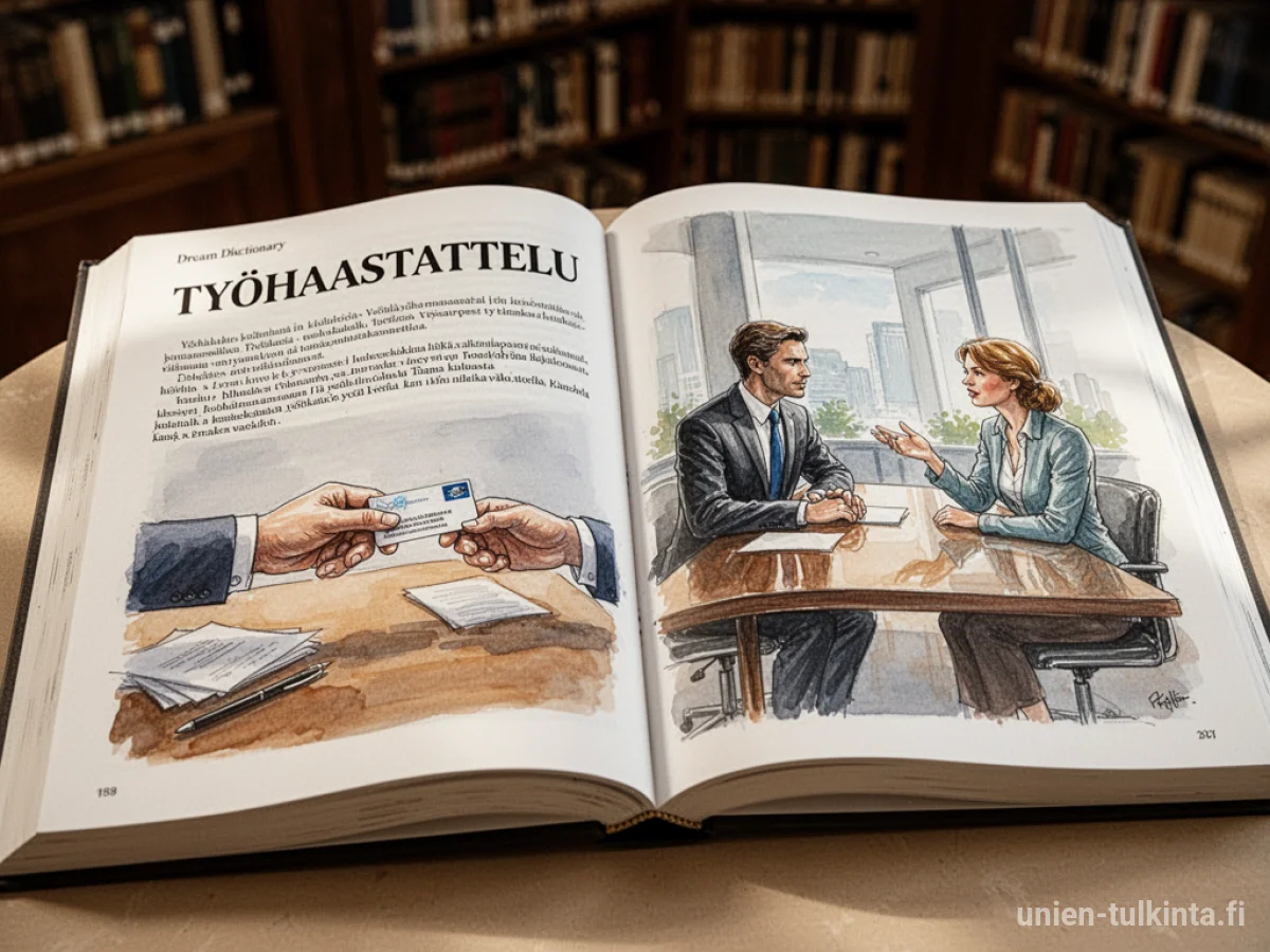 Yleinen merkitys: unen symboli Työhaastattelu – arkkityypit ja symboliikka