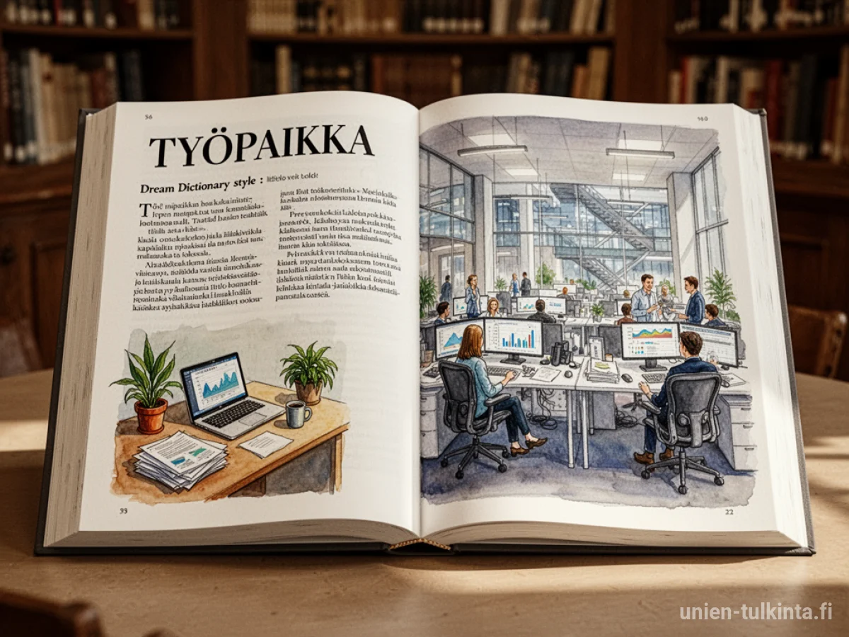 Yleinen merkitys: unen symboli Työpaikka – arkkityypit ja symboliikka