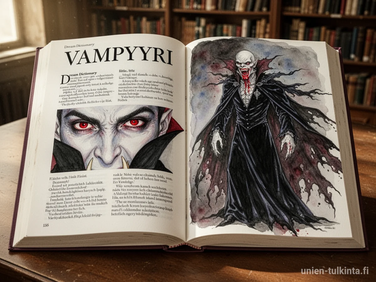 Yleinen merkitys: unen symboli Vampyyri – arkkityypit ja symboliikka