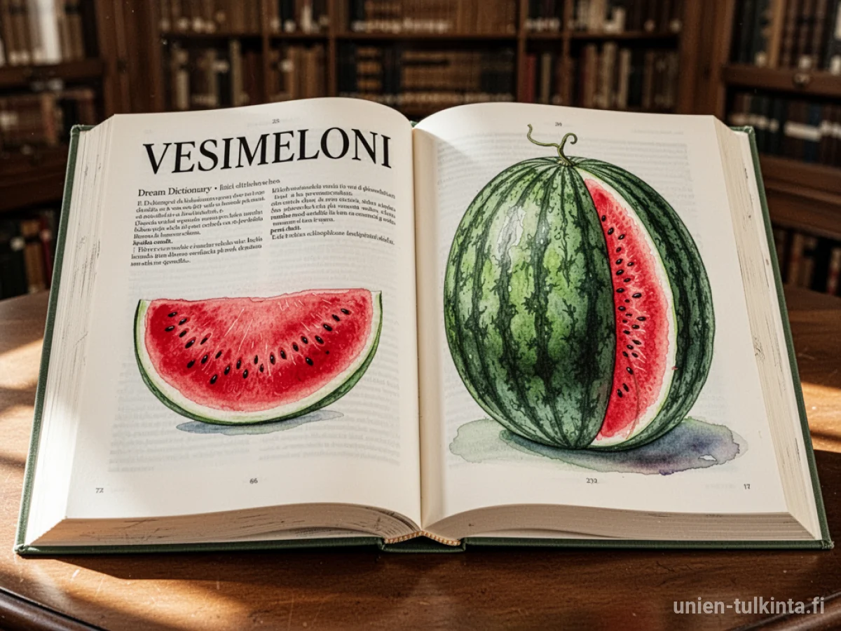 Yleinen merkitys: unen symboli Vesimeloni – arkkityypit ja symboliikka