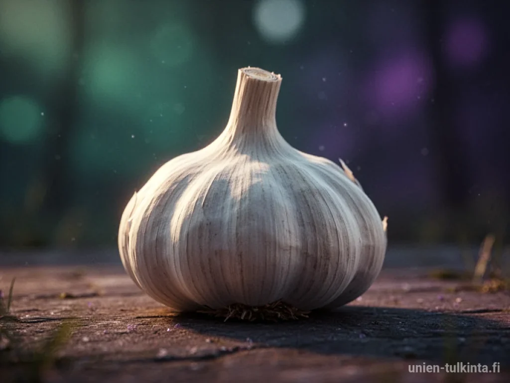 Unen tulkinta: Valkosipuli – merkitys ja tulkinta