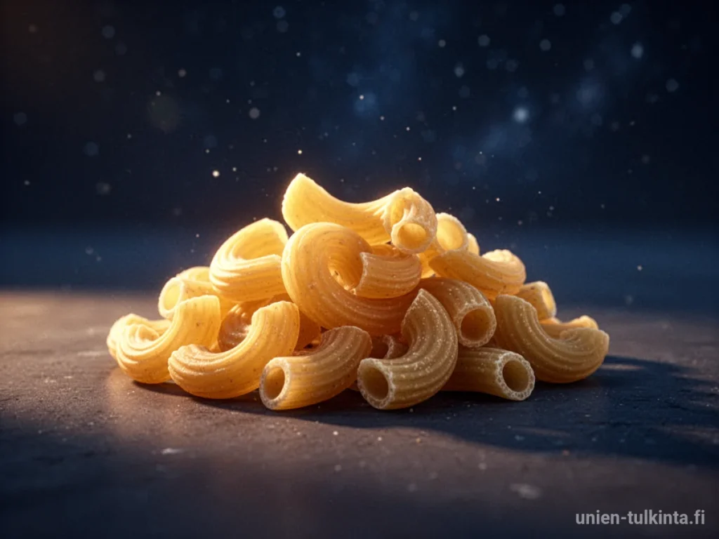 Unen tulkinta: Makaroni – merkitys ja tulkinta