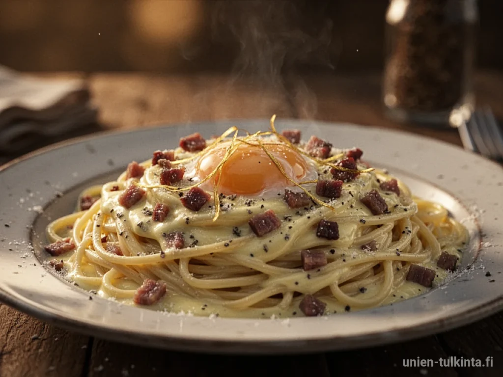 Unen tulkinta: Carbonara – merkitys ja tulkinta