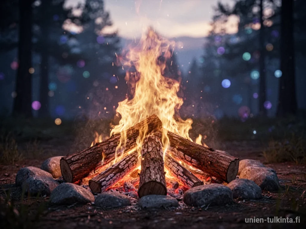 Unen tulkinta: Nuotio – merkitys ja tulkinta